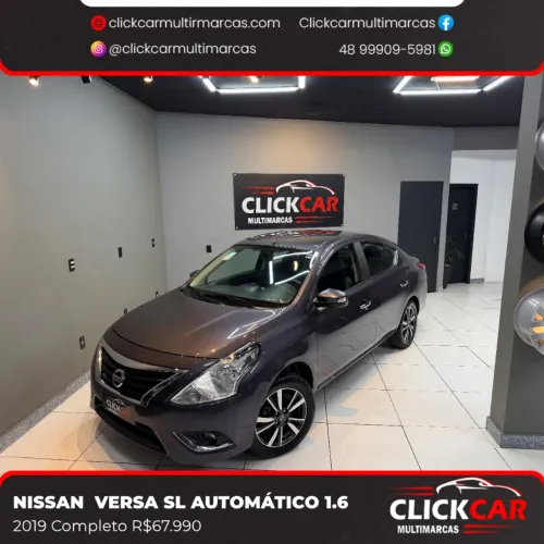 Nissan Versa SL 1.6 16V Flexstart 4P Aut. 2019