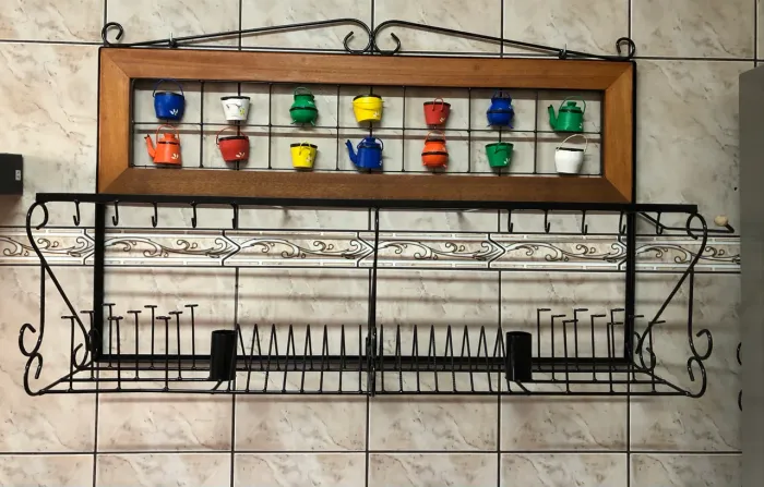 Paneleiro de Ferro Rústico 