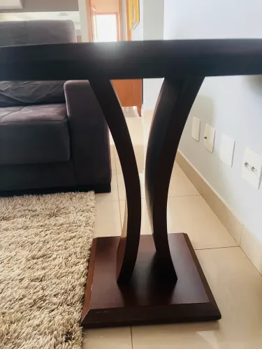 Mesa de canto madeira maciça JRiberto móveis 