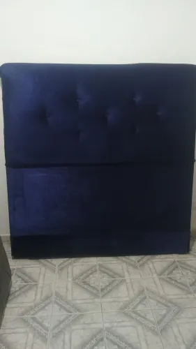 Cabeceira de veludo 