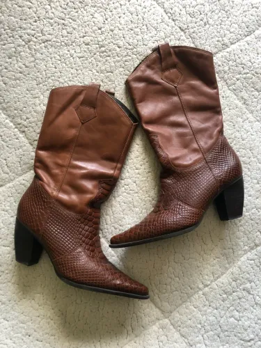 Bota Western couro legítimo