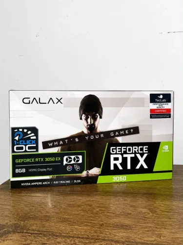 Rtx 3050 8gb com rgb lacrada