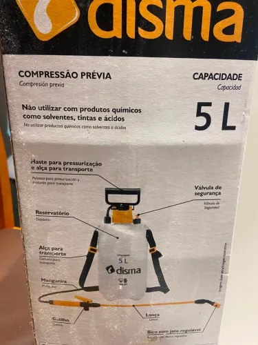 Pulverizador manual disma 5 lt