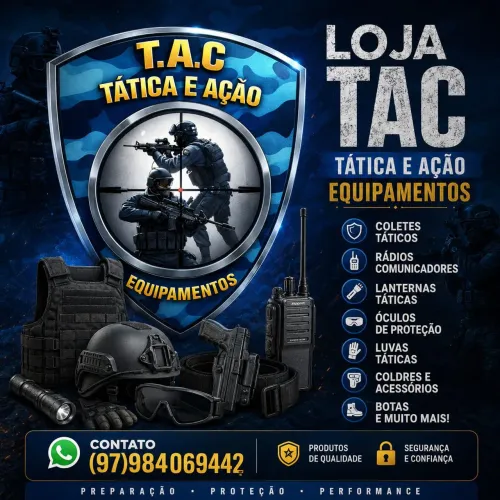 Loja de vendas de equipamentos Taticos