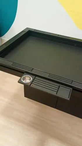 MESA RPG PRETA 1,5 x 0,90 m