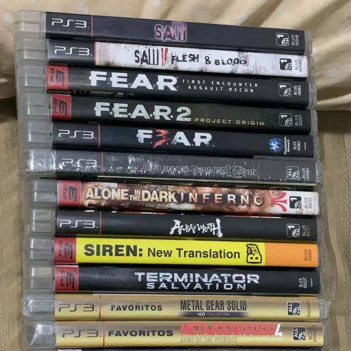 Lote de 12 jogos ps3 raros PlayStation 3 play originais combo gamer oficial coleção