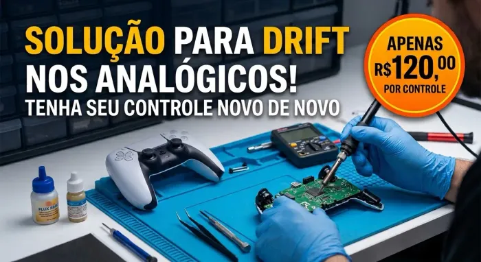 Instalação de Analógicos Hall Effect / TMR ? Controles PS4, PS5 e Xbox