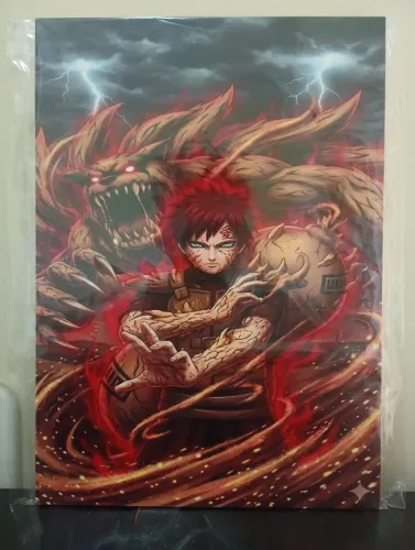quadro do personagem Gaara do Naruto Shippuuden 