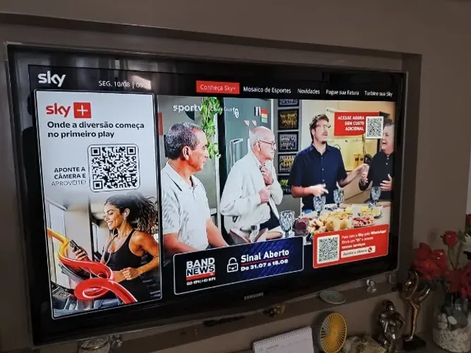 TV de 55 polegadas SAMSUNG LN55B650T1M LCD Full HD (1080p) usada
