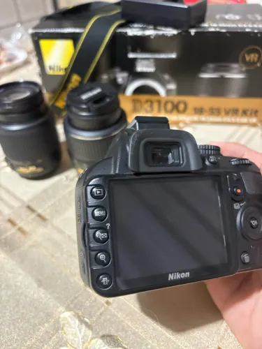 Nikon d3100 + lentes (55-200 e 18-55)