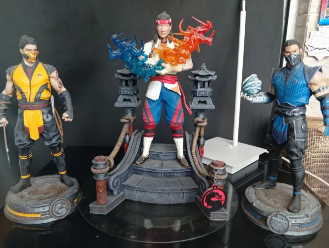Scorpions e sub zero Liu Kang feito 3D