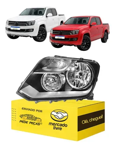 Farol Vw Amarok 2010 2011 2012 2013 2014 2015 2016 Esquerdo Esquerdo/motorista