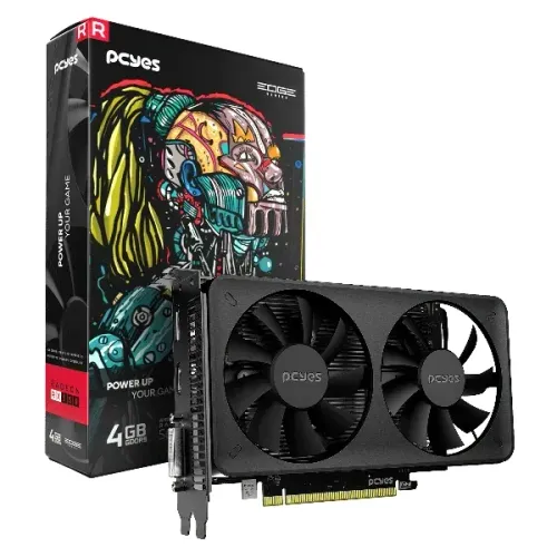 Gpu Rx 550 4Gb Gddr5 128 Bits Dual-Fan Projeto Edge Pvex5504Gbdf