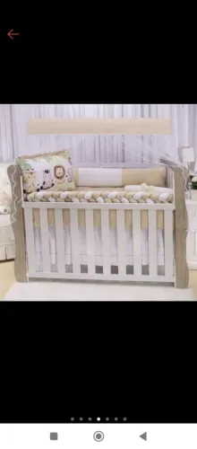 Conjunto Berço Americano Safari Bebê 