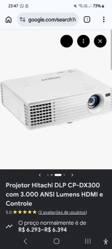 Projetor Hitachi dx300