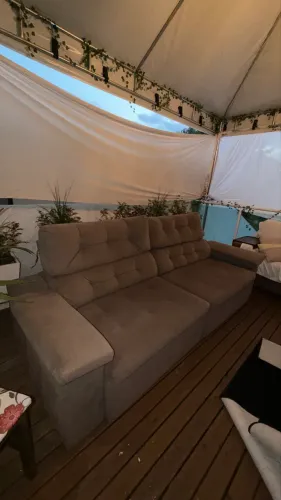 Sofá dois lugares retrátil 