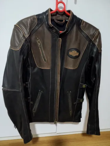 Harley-Davidson Men's Triple Vent System Trostel Leather Jacket. Tamanho P