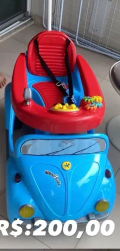 Carrinho de passeio ou pedal fouks calesita
