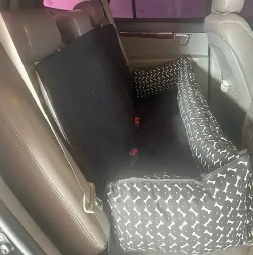 Cama pet e cama protetora banco traseiro carro
