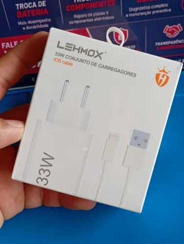 Carregador de iPhone e tipo C de 33w