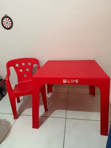 Mesinha + cadeira infantil marca MOR