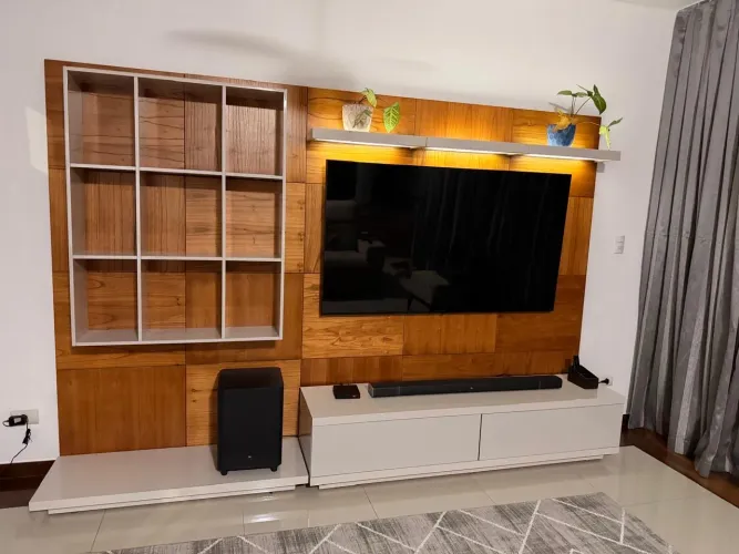 Home Theater Domenico 3 metros Pollo Decor Cinamomo Laca