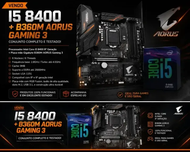 Kit Upgrade i5/B360M
