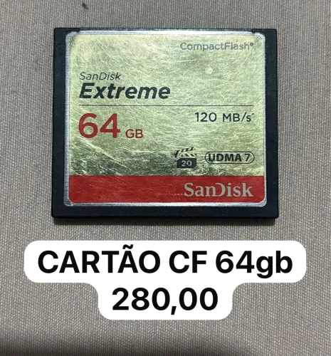 Cartão cf 64gb Sandisk Extreme