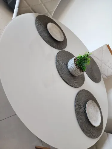 BAIXOU! Mesa de Jantar com tampo de vidro para 4 Cadeiras NOVA (APENAS MESA)