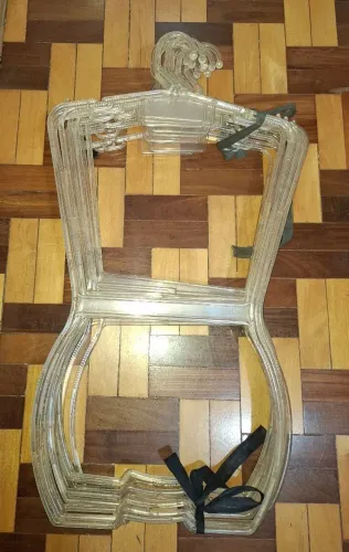 Cacides silhueta acrílicos usados 
