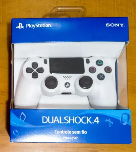 Controle PS4 DualShock 4 Branco Novo Lacrado
