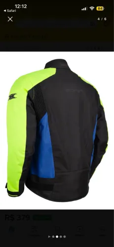 JAQUETA MOTOQUEIRO TEXX STRIKE RONIN IMPERMEÁVEL - TAMANHO 5G (4XL)