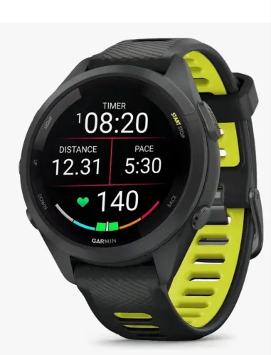 Relógio Garmin Forerunner 265s Music GPS Corrida Bike 42mm
