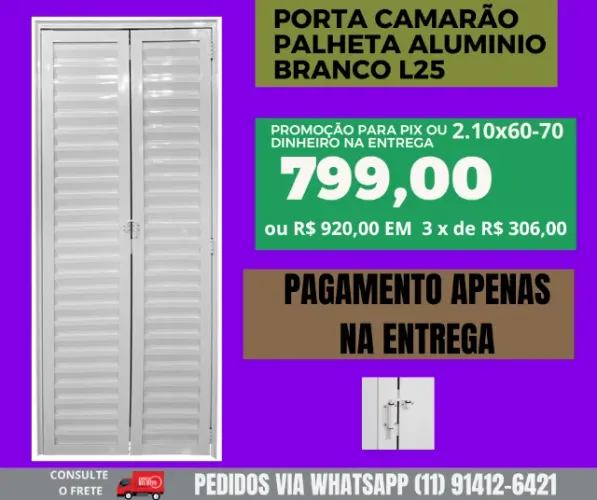 porta camarão interna aluminio Perfil 25