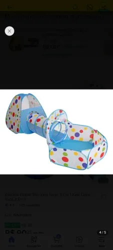Cabana piscina de bolinha