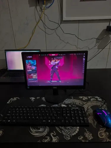 PC COMPLETO Ryzen 5 + 8GB + SSD + MONITOR AOC + KIT GAMER