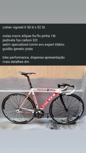 Bicicleta Fixa Colner Vigorelli II