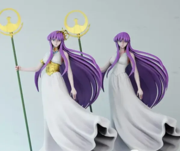 Saori Kido figure estatueta - saint seiya / cavaleiros do zodíaco - cloth myth / blokees