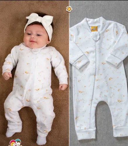 Kit 3 macacões bebê RN e P