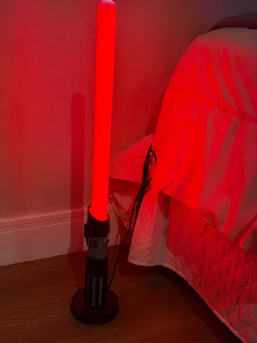 Luminária sabre de luz star wars