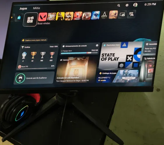 Monitor Samsung odissey G3 24 polegadas 144hz
