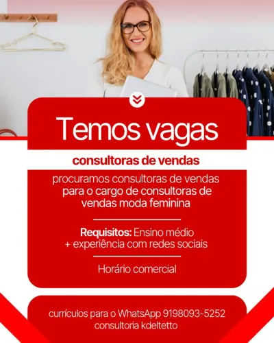 Consultoras de vendas
