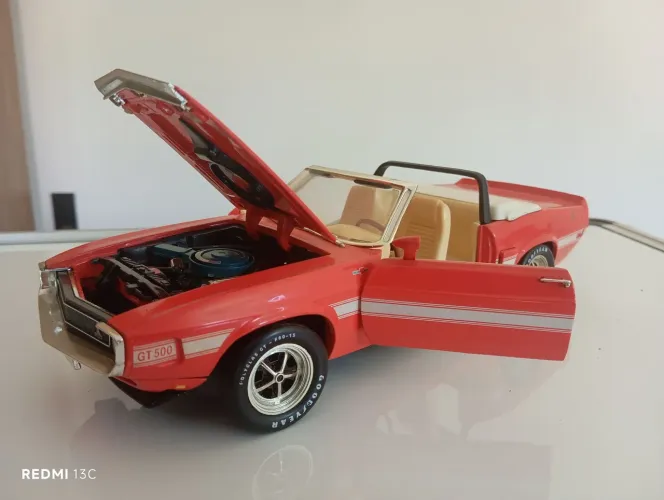 Raríssima Miniatura Shelby GT500 1969 - ERTL - escala 1/18 (com certificado 326/2500)