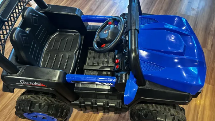 Mini Jipe Elétrico Infantil Off-Road 12V A-6100 Azul