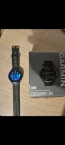 Garmin forerunner 965 semi novo completo