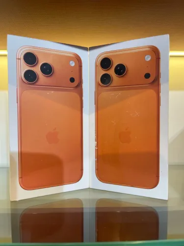 Novo lacrado iphone 17 pro max 256g laranja