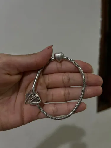 Pulseira para berloque Rommanel prata 925