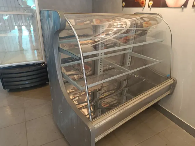 Expositor neutro inox novo