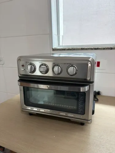 Forno Elétrico COM PEÇAS FALTANDO Grill Airfryer 17L Cuisinart - TOA-70BRB