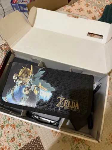Nintendo Switch v1 destravado via software + sd 128gb lotado de jogos